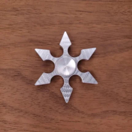 EDC Aluminum 6 point Shuriken Fidget Spinner