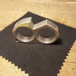EDC Bottle Opener Knuck Aluminum Stonewashed 1