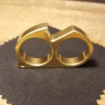 EDC Bottle Opener Knuck Brass Stonewashed 1