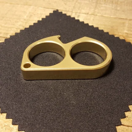 EDC Bottle Opener Knuck Brass Stonewashed
