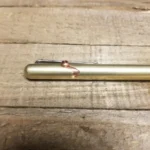 Brass and Copper EDC Pen with Clip 2