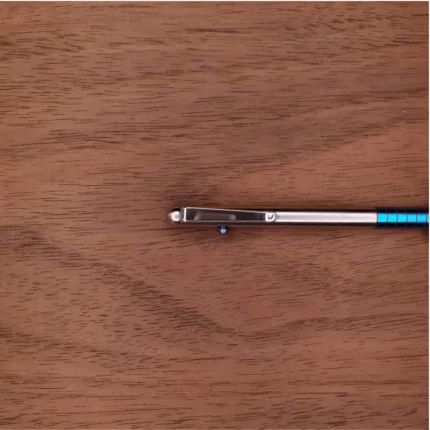 Titanium EDC Bolt Action Pen V3 Freedom Series 22 clip