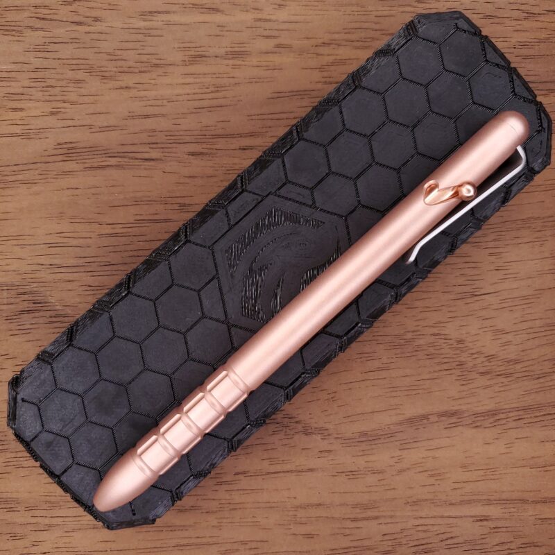 Copper EDC Bolt Action Pen V4 Frag case 2