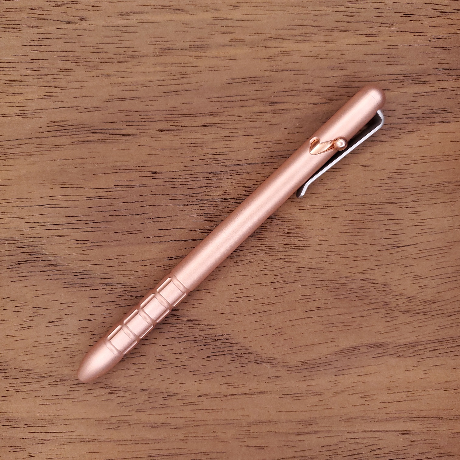 Copper EDC Bolt Action Pen V4 Frag - Honey Badger Arsenal