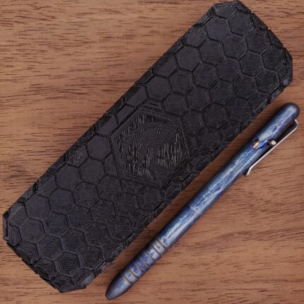 Titanium EDC Bolt Action Pen V4 Entropic 2 case